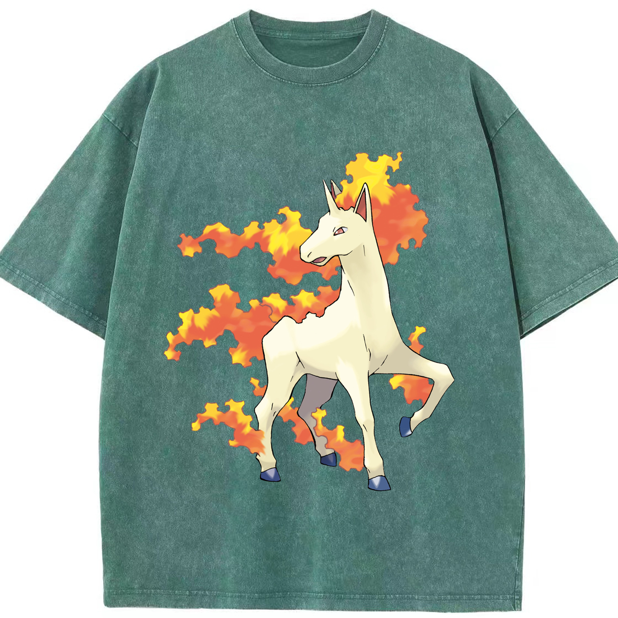 （画像用） ポケットモンスター Pokémon 綿100% ヴィンテージ風 半袖Tシャツ（フロントプリント）